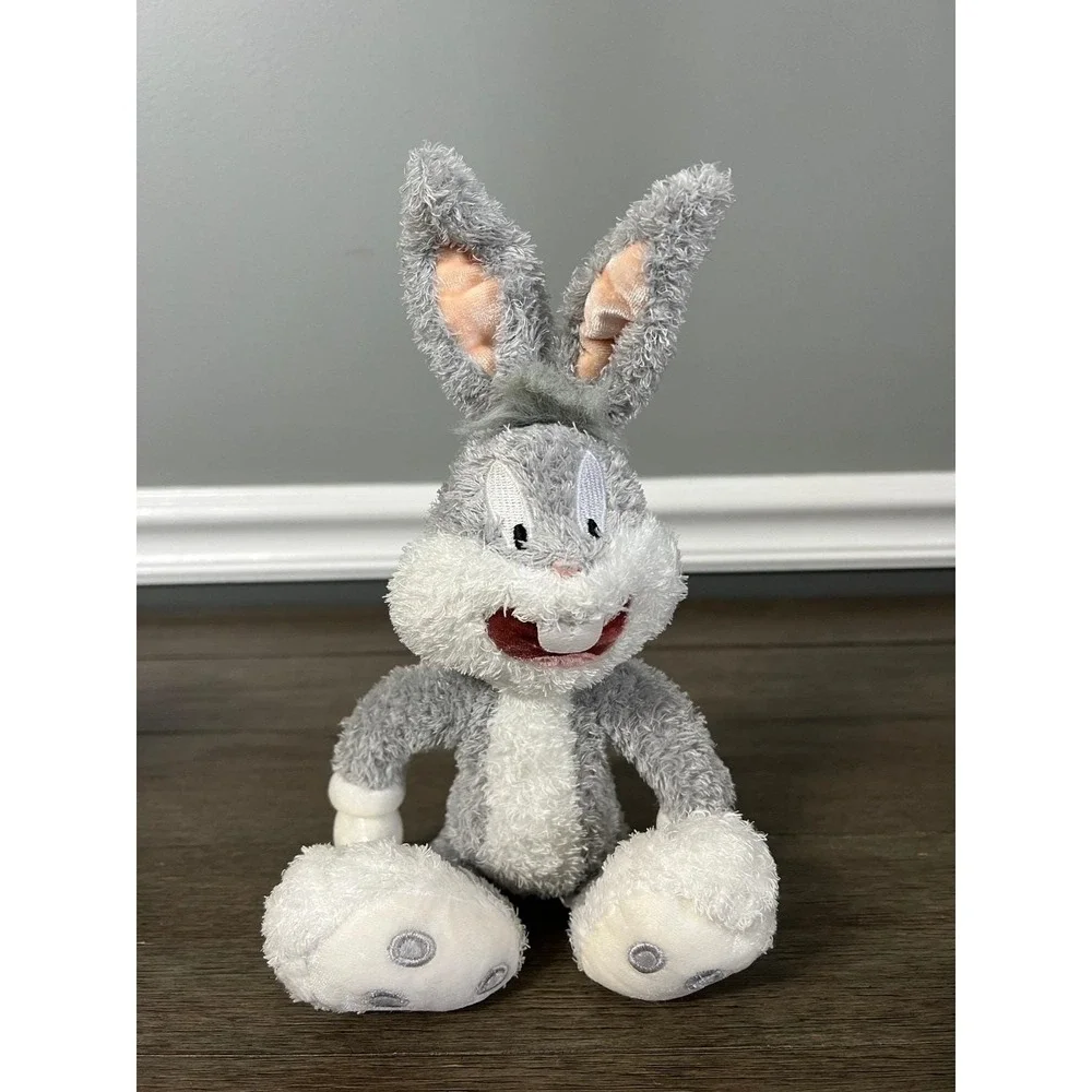 Vintage Warner Bros Six Flags Bugs Bunny Plush Looney Tunes Gray Shaggy Rabbit